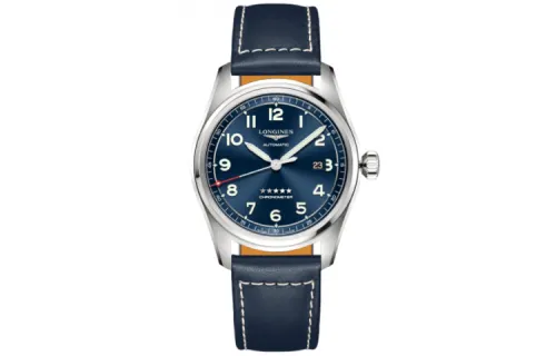 LONGINES Spirit Collection Automatic Mechanical Movement Fashion Men's Watch 42mm Blue Dial Stainless Steel Case