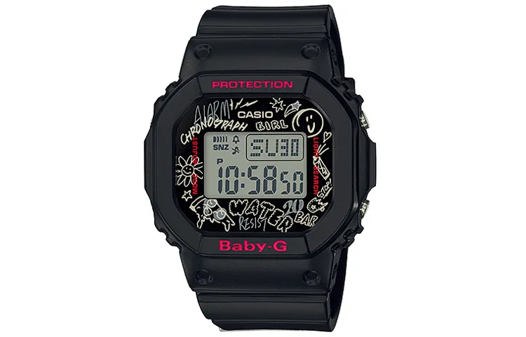 CASIO Women's BABY-G Black Watch BGD-560SK-1