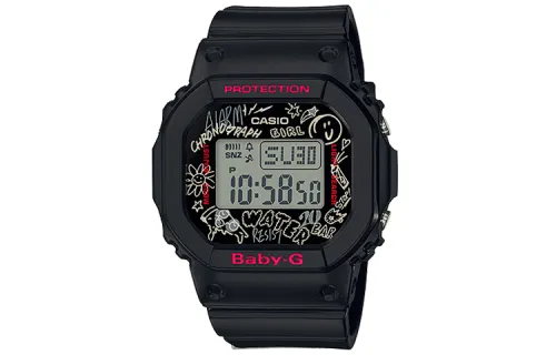 CASIO Women's BABY-G Black Watch BGD-560SK-1
