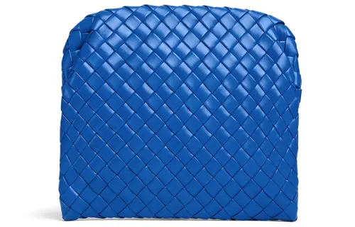 Bottega Veneta Leather Briefcase Men's Blue