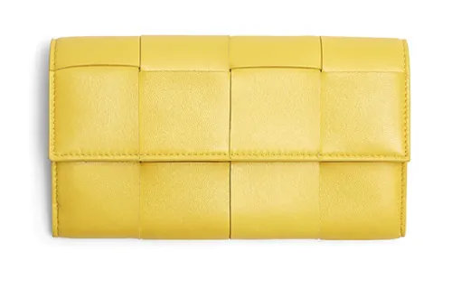 Bottega Veneta Bottega Veneta Luggage Collection Nappa Leather Wallet Unisex Yellow