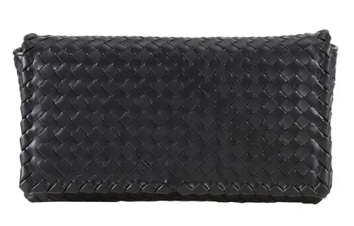 Bottega Veneta Cow Leather Shoulder Bag Women's Black