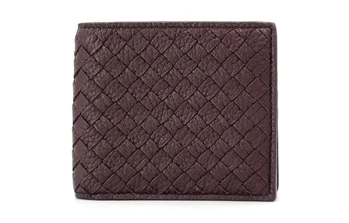 Bottega Veneta Bottega Veneta Luggage Collection Deerskin Wallet Mini Unisex Red