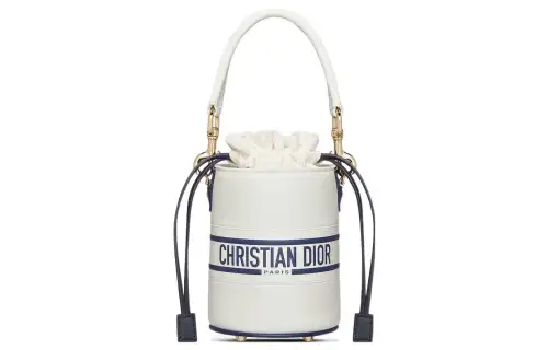 DIOR Cow Leather Shoulder Bag, Crossbody Bag, Handbag Women's White