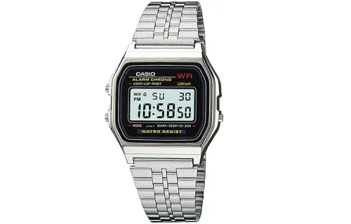 CASIO Unisex YOUTH Black Watch A159WA-N1D
