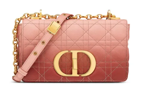 DIOR Sheepskin Portable Crossbody Bag, Shoulder Bag Women's Pink