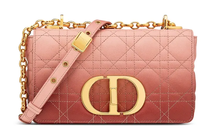 DIOR Sheepskin Portable Crossbody Bag, Shoulder Bag Women's Pink