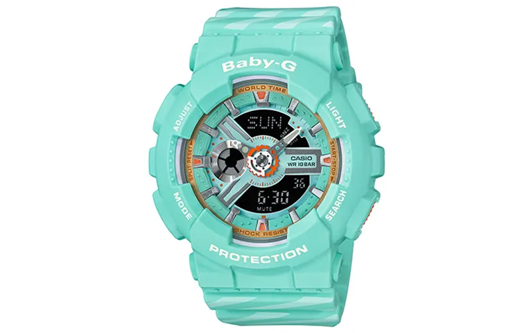 CASIO Women's BABY-G Green Watch BA-110CH-3A
