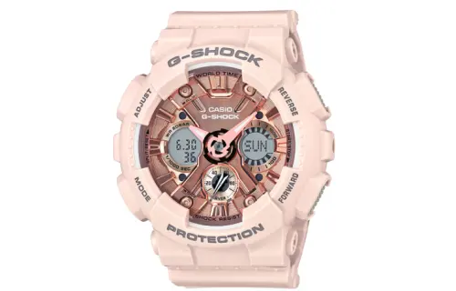 CASIO Women's Gold Watch GMA-S120MF-4A