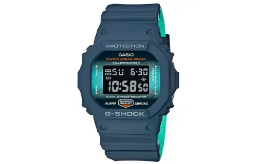 CASIO Men G-SQUAD Series 51.2mm Blue Watch DW-5600CC-2DR