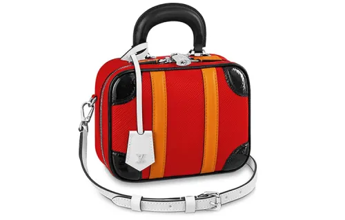 LOUIS VUITTON Mini Luggage Epi Bb Red