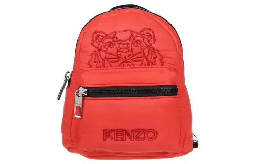 KENZO Nylon Backpack, Crossbody Bag Unisex Red