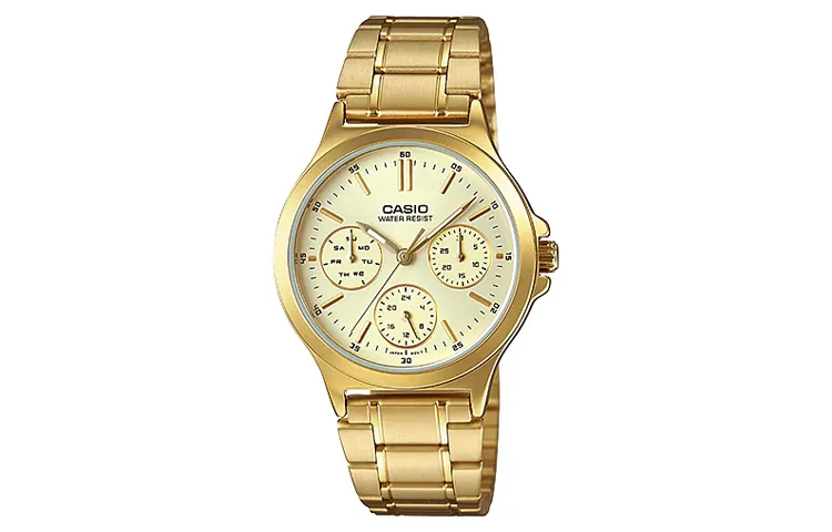 CASIO Men Standard Series Gold Watch MTP-V300G-9A