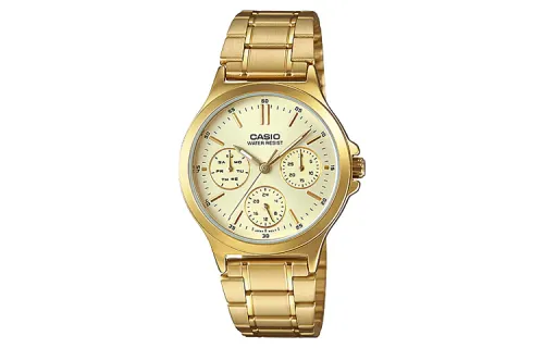CASIO Men Standard Series Gold Watch MTP-V300G-9A