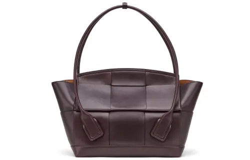 Bottega Veneta ARCO Calfskin One Shoulder Handbag Regular Women's Cinnabar Purple