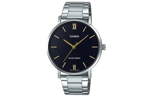 CASIO Men Standard Series 46mm Black Watch MTP-VT01D-1B