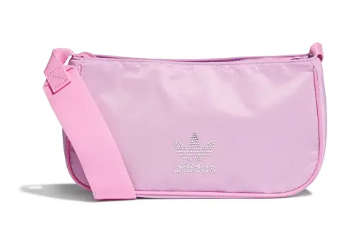 Adidas Originals Trefoil Polyester Shoulder Bag, Handbag Women's Pink