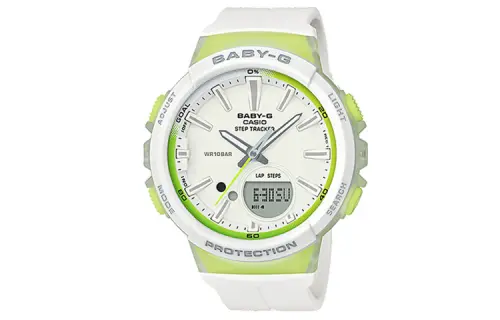 CASIO Women's BABY-G White Watch BGS-100-7A2