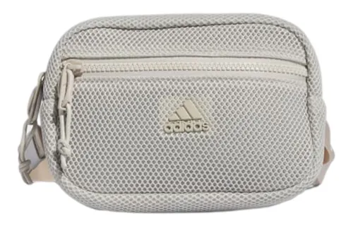 Adidas Mesh Polyester Waist Bag Chest Bag Unisex Ecru