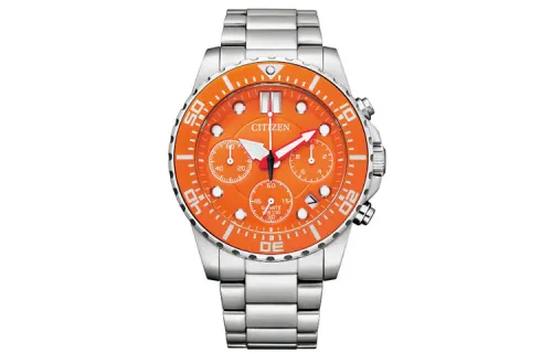 CITIZEN Quartz Movement Stainless Steel Strap Watch 43mm Men's Watches Yellow Watch Dial AI5008 82X