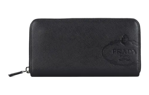 PRADA Saffiano Cow Leather Wallet Men's