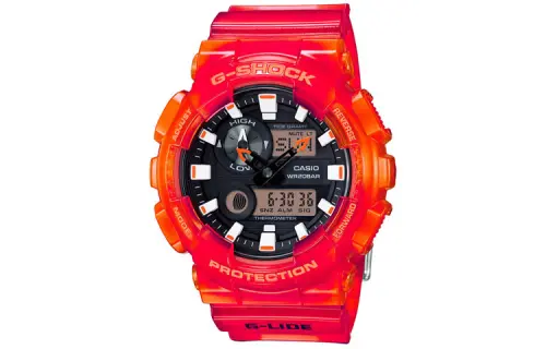 CASIO Men Red Watch GAX-100MSA-4A