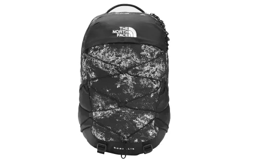 THE NORTH FACE 28L Backpack Outdoor Bag Nylon Ocean Salt Print Black Unisex