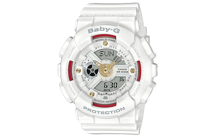 CASIO Women's BABY-G White Watch BA-110DDR-7A