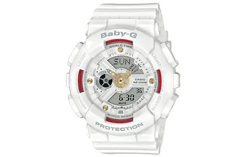 CASIO Women's BABY-G White Watch BA-110DDR-7A