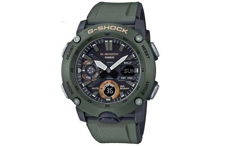 CASIO Men G-SHOCK Black Watch GA-2000-3APR