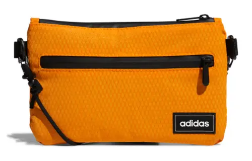 Adidas Polyester Sports Crossbody Bag, Shoulder Bag Regular Unisex Orange Yellow