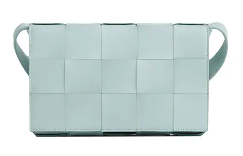 Bottega Veneta Intreccio Cassette Teal Washed