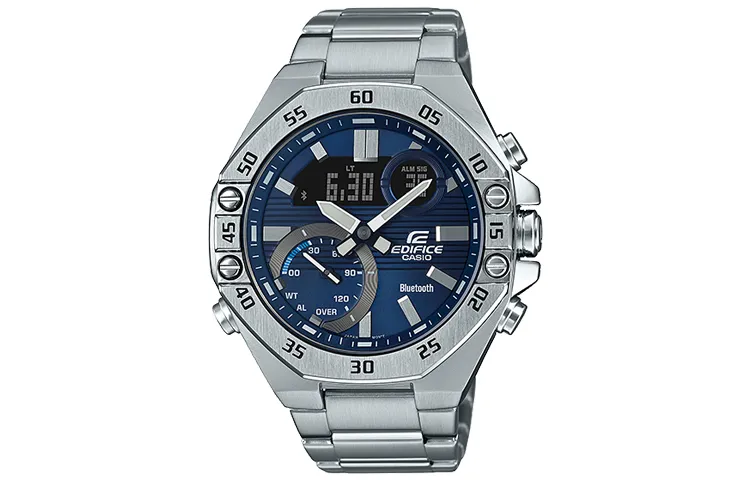 CASIO Men EDIFICE 51mm Blue Watch ECB-10YD-2A