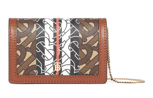 Burberry Polyurethane Shoulder Bag Women's Brown