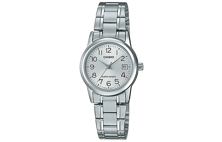 CASIO Women's Standard Series Silver Watch LTP-V002D-7B