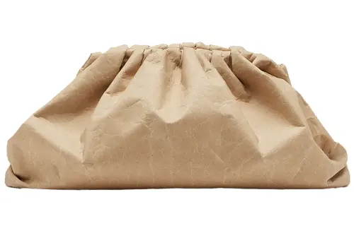 Bottega Veneta Nylon Cloud Bag Clutch Large Women's Khaki