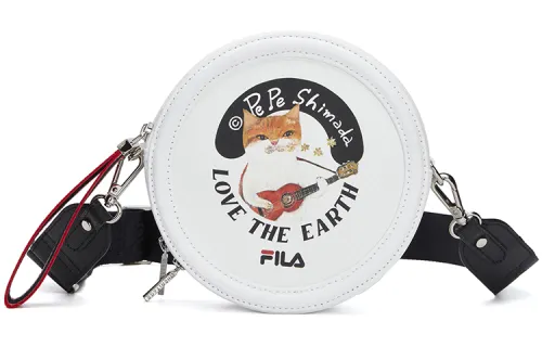 FILA Heritage Athleisure Pu Crossbody Bag Regular Women's Standard White