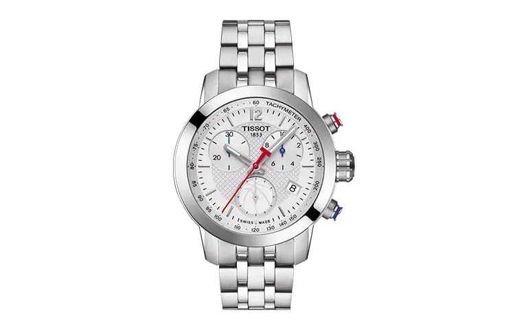TISSOT Junchi 200 Collection Quartz Movement Women's Watch 34mm Silver Dial Stainless Steel Case