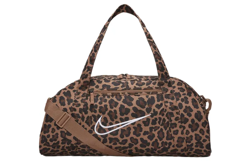 Nike Fabric Handbag Travel Bag Yoga Bag Gym Bag Unisex Leopard Print All Over Print