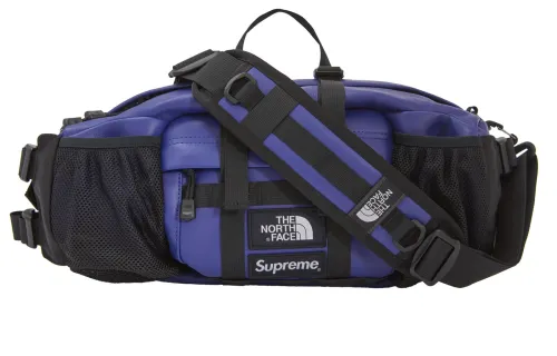 Supreme The North Face X The North Face Collaboration FW18 Leather Sling Bag, Fanny Pack Regular Unisex Purple