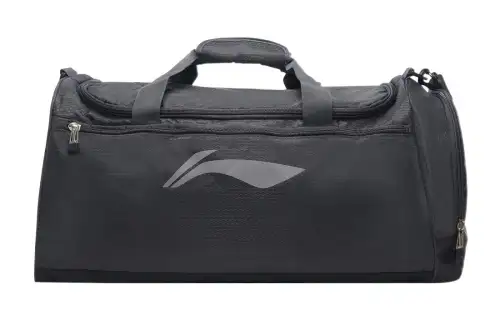 Li Ning Training Series Fabric Handbag, Shoulder Bag, Crossbody Bag, Gym Bag Large Unisex Black