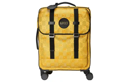 GUCCI GG Supreme Nylon Trolley Bag 20 Inch Men's Yellow