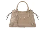 Balenciaga Neo Classic With Cow Leather And Sheepskin Shoulder Bag, Crossbody Bag, Handbag Small Women's Brown