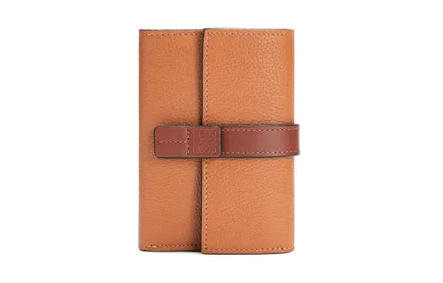 LOEWE Calfskin Wallet Small Women's Brown