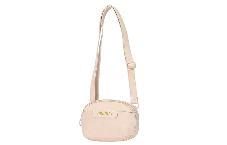 PUMA Fabric Shoulder Bag Regular Women's Cream Pink Gold