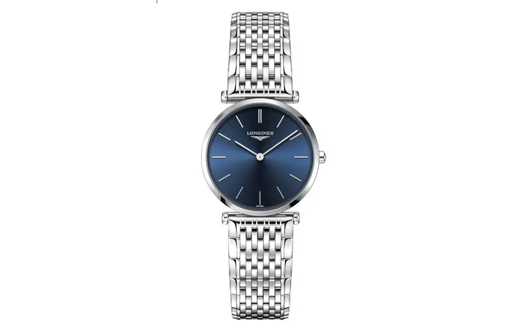 LONGINES Jialan Collection Quartz Movement Women's Watch 29mm Blue Dial Stainless Steel Case