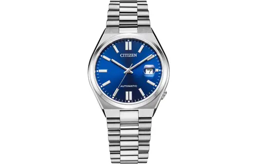 CITIZEN Mechanical Movement Stainless Steel Strap Watch Men's Watches Blue Dial