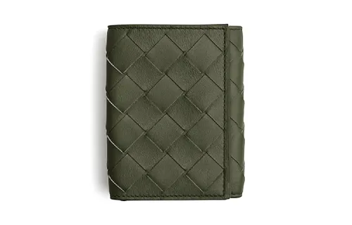 Bottega Veneta Bottega Veneta Luggage Collection Nappa Leather Wallet Men's Field Green