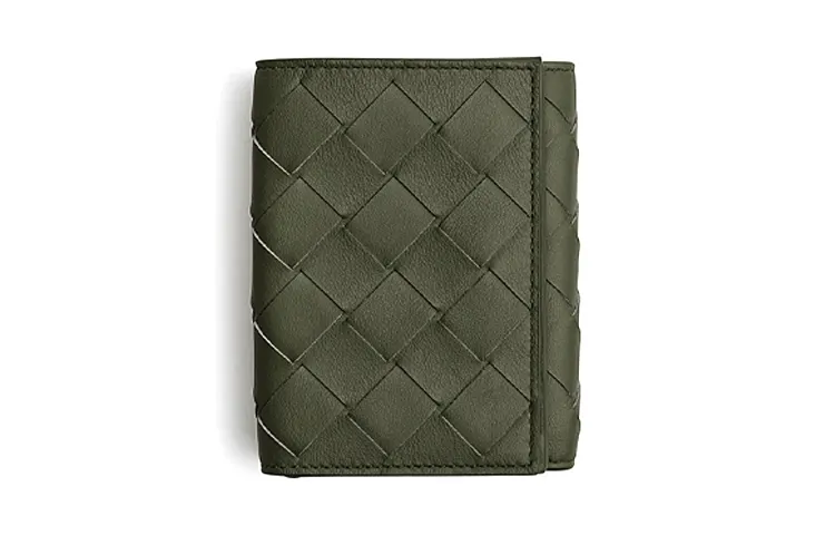 Bottega Veneta Bottega Veneta Luggage Collection Nappa Leather Wallet Men's Field Green