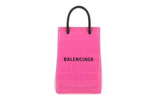 Balenciaga Leather Handbag Regular Women's Pink